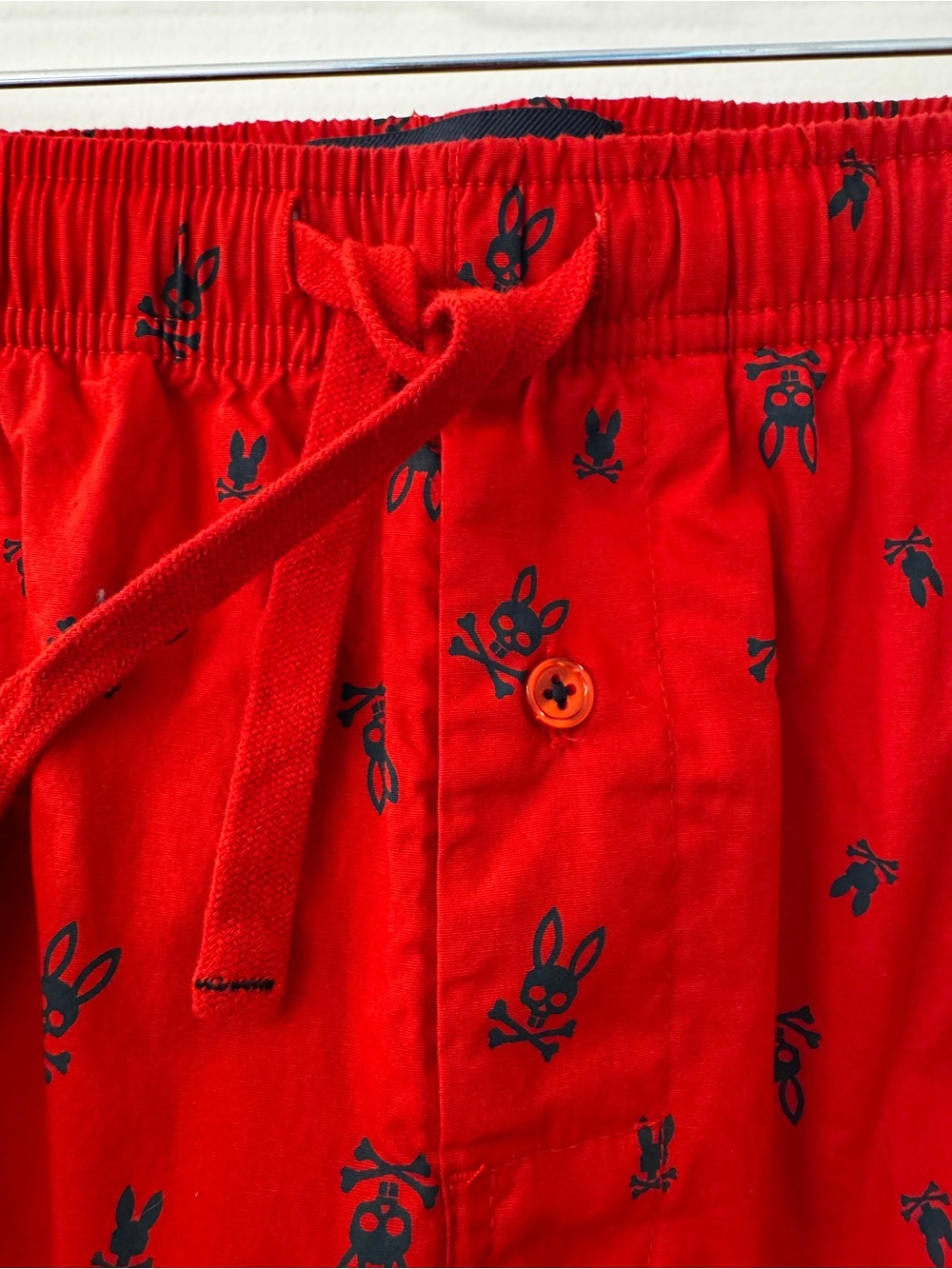 Psycho Bunny Men's Pajama Pants Allover Skull & Bunny Print Sz M - Picture 5 of 11